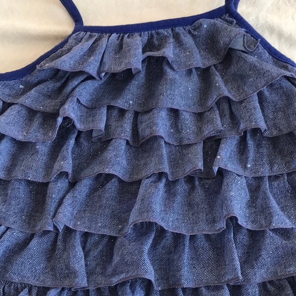 Lipstik girls sleeveless girl dress size 8 blue - Picture 3 of 4